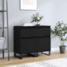 Sideboards 2 Stk. Schwarz 40x35x70 cm Holzwerkstoff