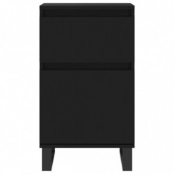 Sideboards 2 Stk. Schwarz 40x35x70 cm Holzwerkstoff