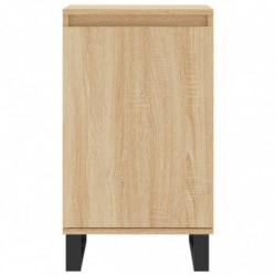 Sideboards 2 Stk. Sonoma-Eiche 40x35x70 cm Holzwerkstoff