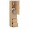 Highboard Sonoma-Eiche 34,5x34x180 cm Holzwerkstoff