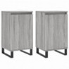 Sideboards 2 Stk. Grau Sonoma 40x35x70 cm Holzwerkstoff