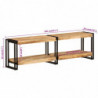 TV-Schrank 140x30x40 cm Massivholz Mango