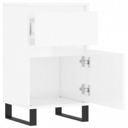 Sideboards 2 Stk. Hochglanz-Weiß 40x35x70 cm Holzwerkstoff