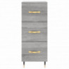 Highboard Grau Sonoma 34,5x34x180 cm Holzwerkstoff