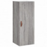 Highboard Grau Sonoma 34,5x34x180 cm Holzwerkstoff