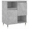 Sideboards 2 Stk. Betongrau Holzwerkstoff