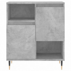 Sideboards 2 Stk. Betongrau Holzwerkstoff