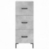 Highboard Betongrau 34,5x34x180 cm Holzwerkstoff