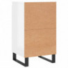 Sideboards 2 Stk. Hochglanz-Weiß 40x35x70 cm Holzwerkstoff