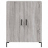 Highboard Grau Sonoma 69,5x34x180 cm Holzwerkstoff