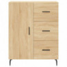 Highboard Sonoma-Eiche 69,5x34x180 cm Holzwerkstoff