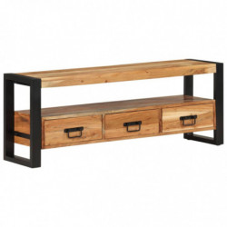 TV-Schrank 120x30x45 cm Massivholz Akazie