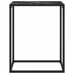 Konsolentisch Schwarz 60x35x75 cm Hartglas