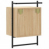 Wand-Nachttisch Sonoma-Eiche 40x30x61 cm Holzwerkstoff