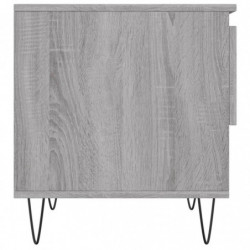 Couchtisch Grau Sonoma 50x46x50 cm Holzwerkstoff