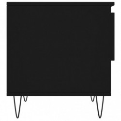 Couchtisch Schwarz 50x46x50 cm Holzwerkstoff