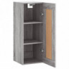 Wandschrank Grau Sonoma 34,5x34x90 cm Holzwerkstoff