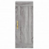 Wandschrank Grau Sonoma 34,5x34x90 cm Holzwerkstoff