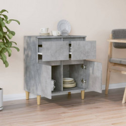 Sideboard Betongrau 60x35x70 cm Holzwerkstoff