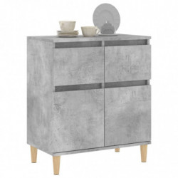 Sideboard Betongrau 60x35x70 cm Holzwerkstoff