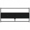 TV-Wandschrank Schwarz 100,5x30x51 cm Holzwerkstoff