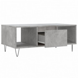 Couchtisch Betongrau 90x50x36,5 cm Holzwerkstoff