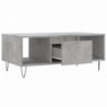 Couchtisch Betongrau 90x50x36,5 cm Holzwerkstoff