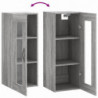 Wandschrank Grau Sonoma 34,5x34x90 cm