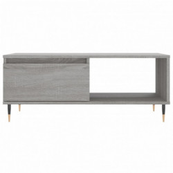 Couchtisch Grau Sonoma 90x50x36,5 cm Holzwerkstoff