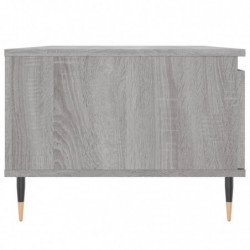 Couchtisch Grau Sonoma 90x50x36,5 cm Holzwerkstoff