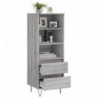 Highboard Grau Sonoma 40x36x110 cm Holzwerkstoff