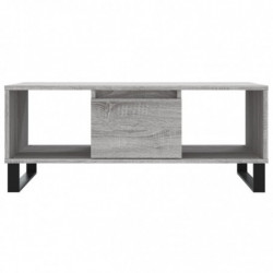 Couchtisch Grau Sonoma 90x50x36,5 cm Holzwerkstoff