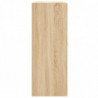 Wandschrank Sonoma-Eiche 69,5x34x90 cm Holzwerkstoff
