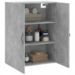 Wandschrank Betongrau 69,5x34x90 cm Holzwerkstoff