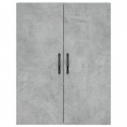 Wandschrank Betongrau 69,5x34x90 cm Holzwerkstoff