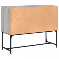 Sideboard Grau Sonoma 100x40x79,5 cm Holzwerkstoff