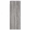 Wandschrank Grau Sonoma 69,5x34x90 cm Holzwerkstoff