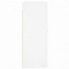 Wandschrank Weiß 69,5x34x90 cm Holzwerkstoff