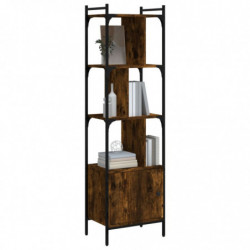 Bücherregal mit Tür Räuchereiche 44,5x30x154,5 cm Holzwerkstoff