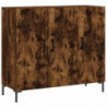 Sideboard Räuchereiche 90x34x80 cm Holzwerkstoff