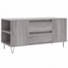 Couchtisch Grau Sonoma 102x44,5x50 cm Holzwerkstoff