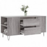 Couchtisch Grau Sonoma 102x44,5x50 cm Holzwerkstoff