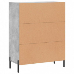 Sideboard Betongrau 69,5x34x90 cm Holzwerkstoff