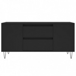 Couchtisch Schwarz 102x44,5x50 cm Holzwerkstoff