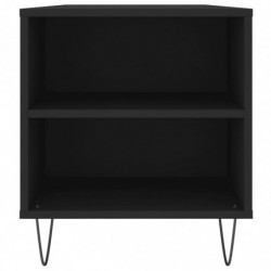 Couchtisch Schwarz 102x44,5x50 cm Holzwerkstoff