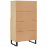 Highboard Sonoma-Eiche 60x36x110 cm Holzwerkstoff