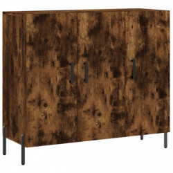 Sideboard Räuchereiche 90x34x80 cm Holzwerkstoff