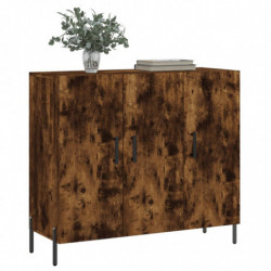 Sideboard Räuchereiche 90x34x80 cm Holzwerkstoff