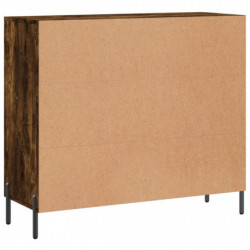 Sideboard Räuchereiche 90x34x80 cm Holzwerkstoff