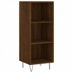 Highboard Braun Eichen-Optik 34,5x32,5x180 cm Holzwerkstoff